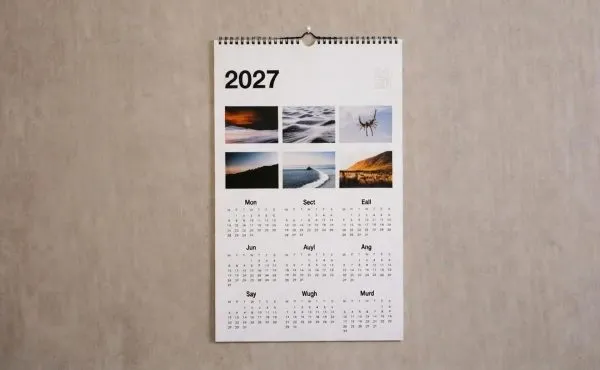 Печать календарей на 2027 год