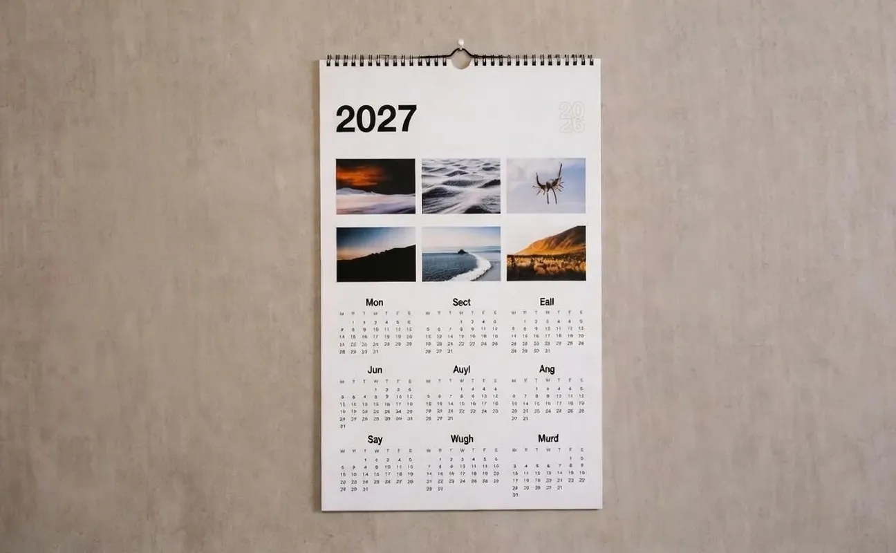 Печать календарей на 2027 год <br />
в Москве