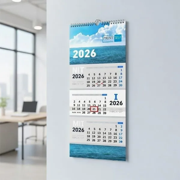 Печать квартальных настенных календарей